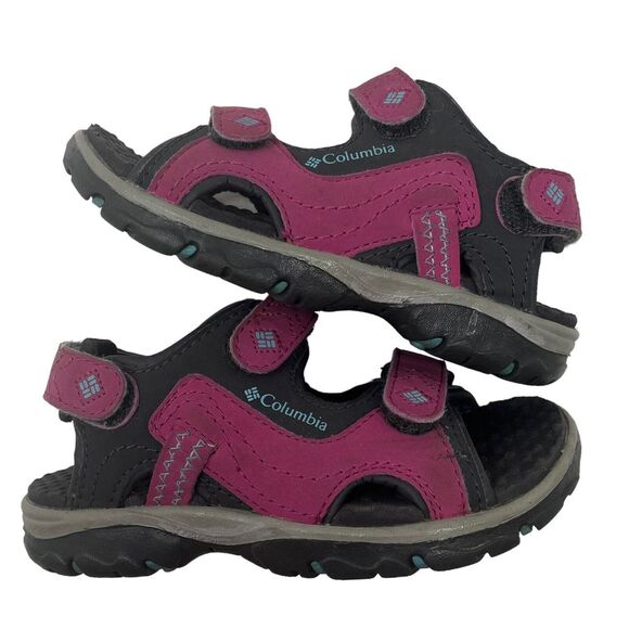 Columbia Girls‎ Pink  Sandals Shoes Swim Hiking Waterproof Size Kids 10 - Picture 1 of 7